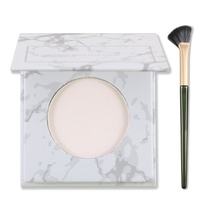 Erinde White Face Highlighter Makeup Palette, Matte Highlighters Makeup Powder, Illuminator Highlighter Baked Powder for Cheeks, Collarbone & Nose, Long-lasting Natural Shiny, 04 Bright White