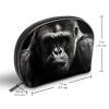 VTGHDEEQ Travel Makeup Bag,Travel Toiletry Bag for Women,Angry Animal Gorilla,Cosmetic Travel Bag view 3