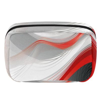 VTGHDEEQ Makeup Bag Small,Makeup Travel Bag,Abstract Modern Style Geometric,Makeup Organizer Bag