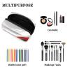 VTGHDEEQ Makeup Bag Small,Makeup Travel Bag,Abstract Modern Style Geometric,Makeup Organizer Bag view 4