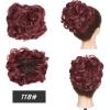 Messy Bun Hair Piece for Women, Synthetic Hair Messy Hair Bun Pieces Clip in Hair Extension Dish Curly Hair Bun Chignon Ponytail Hairpiece with 2 Comb Clips for Women ,Fake Hair Accessories for Women view 2