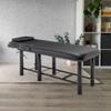 Jaxilyn Professional Massage Bed Stationary Adjustable Massage Table Spa Bed 73" x27.5 Physical Therapy Table with Memory Foam Salon Bed w/Removable Headrest Black view 1