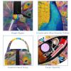 VTGHDEEQ Makeup Bag Organizer,Cosmetic Bags for Women,Animal Colorful Peacock Art Painting,Small Makeup Pouch view 3