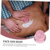 FRCOLOR 1pc Pink Natural Jade Scraping Tool for Massage Face Stone for Relaxation and Skin Care for Neck Shoulders and Full Body Use view 2