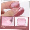 FRCOLOR 1pc Pink Natural Jade Scraping Tool for Massage Face Stone for Relaxation and Skin Care for Neck Shoulders and Full Body Use view 3