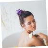 Gogogmee 4pcs Fashionable Plastic Hair Claw Clips Large for Women for Wedding Home Office Wine view 3