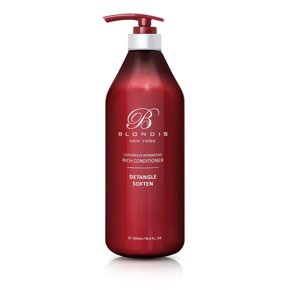 Blondis New York Luxurious Reparative Rich Conditioner 500Ml, 16.9 Fl Oz (Pack of 1), Clear