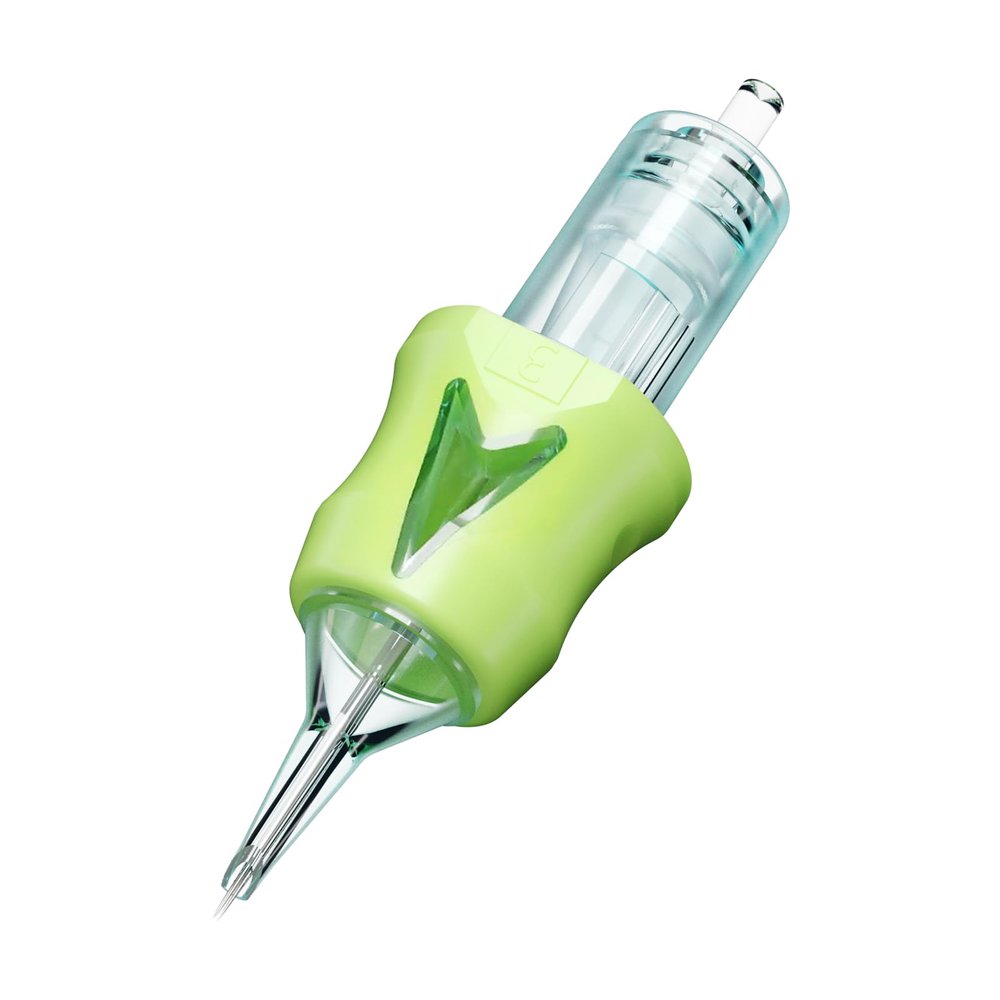 OG PRODUCE Tattoo Cartridge Needles 20Pcs Round Liner Bugpin Disposable Tattoo Needle Cartridges for Rotary Tattoo Machine Pen Gun 0607RL