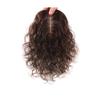 13x14 One Piece Human Hair For WOman Natural Cover White Hair Wave Three Clips (with Bangs 12inch,Black) view 3