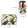 VTGHDEEQ Makeup Bag Small,Makeup Travel Bag,Bird Palm Summer Leaves,Makeup Organizer Bag view 2