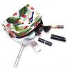 VTGHDEEQ Makeup Bag Small,Makeup Travel Bag,Bird Palm Summer Leaves,Makeup Organizer Bag view 4