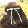 12pcs Ribbon Bow Hair Clips and 2pcs Black Hair Scarf Scrunchies view 3