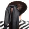 12pcs Ribbon Bow Hair Clips and 2pcs Black Hair Scarf Scrunchies view 4