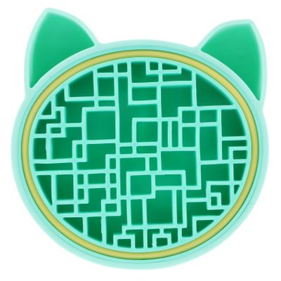Gogogmee Portable Cat Shaped Makeup Brush Cleaner Cushion Drying Mat Dual-sided Storage Holder for Organizing Brushes Cleaning Drying