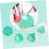 Gogogmee Portable Cat Shaped Makeup Brush Cleaner Cushion Drying Mat Dual-sided Storage Holder for Organizing Brushes Cleaning Drying view 2