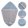 Amosfun 1pc Coral Fleece Hair Wrap Towel Super Absorbent Drying Cap for Quick Hair Drying Lightweight Shower Cap for Long for Home Use and Travel view 4