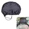 2 Pack Satin Car Headrest Cover Hair-Saving Satin Headrest Cover for Hair Protection Car Head Rest Protector Adjustable and Reusable view 1