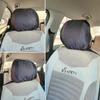 2 Pack Satin Car Headrest Cover Hair-Saving Satin Headrest Cover for Hair Protection Car Head Rest Protector Adjustable and Reusable view 4