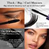 Blue Waterproof Mascara & Eyeliner, 5D Silk Fiber Lash Extension Colored Tube Mascara Volume and Length,Long-Lasting Smudge-Proof Volumizing Colorful Mscara and Liquid Eyeliner Pen Set for Women view 4