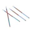 Healeved 4pcs Stainless Steel Cuticle Pusher Triangle Peeler Scraper Gel Remover for Nail Art Nail Polish Remover Tool for Salon view 1
