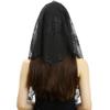 KABAKE Women's Flower Embroidery Head Scarf Large 31.5" Sheer Hair Bandana view 1