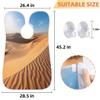 Xiaoyanbd Desert Landscape Beard Bib Apron,Beard Hair Catcher for Men Shaving,Fathers Day Anniversary Christmas Gifts for Dad Husband,Beard Bib with 2 Suction Cups view 3