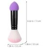 Baluue 6pcs Double Ended Makeup Brushes Versatile Blush Powder Applicator for Easy Application for and Makeup Professionals view 2