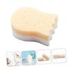 FOMIYES 3pcs Sponge Shower Puff Bath Sponge for Cartoon Sponges Exfoliating Body Brush Scrubber Sponge Cotton Fiber Sponge Body Wash Newborn, 12x9x5.5cm, Light Yellow view 3