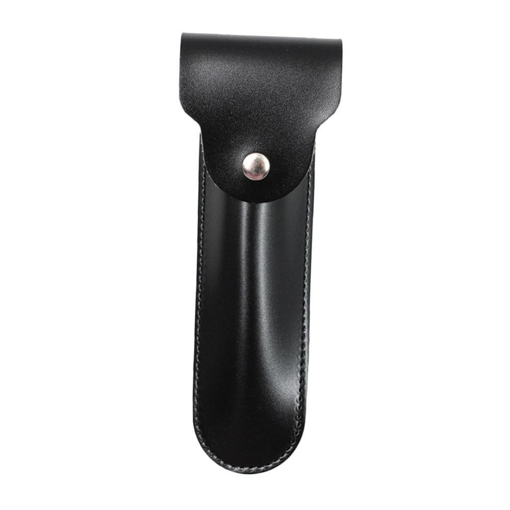 Didiseaon Leather Travel Razor Case Razor Protector Scratch-Resistant and Portable for Gifts
