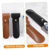 Didiseaon Leather Travel Razor Case Razor Protector Scratch-Resistant and Portable for Gifts view 2