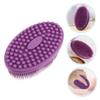 Healeved Silicone Bath Brush Scrubber Gentle Skin for Boys and Girls Easy to -Drying for Exfoliating and view 3