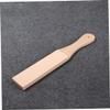 Two Sided Sharpening Stone Leather Strop with Handle Beech Beige view 2
