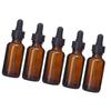 Outanaya 5 Pack 30ml Amber Glass Dropper Bottles for Perfume view 1