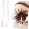 WOONEKY 10pcs Colorful Rhinestone Eyelash Brush Set Tube Eyelash Applicator for Home Use Lightweight and Safe for Beauty Routine and Makeup Application view 4