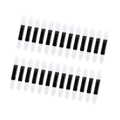 WOONEKY 100pcs Double-ended Sponge Eyeshadow Applicators Soft Smooth Eye Shadow Brushes for Effortless Makeup Application for Little Girls and Makeup Tool
