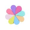 NinthAvenue Basics Face Paint Sponge Petal Natural Sponges 8pcs Mixed Colors Gentle for Skin Makeup Facial view 1