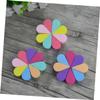 NinthAvenue Basics Face Paint Sponge Petal Natural Sponges 8pcs Mixed Colors Gentle for Skin Makeup Facial view 3