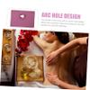 WHAMVOX Massage Bed Face Pad Curved Opening Soft Skin-Friendly Cover for Beauty Salon and Spa Reusable Towel Face Hole for Professional Massage Sessions view 2