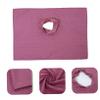 WHAMVOX Massage Bed Face Pad Curved Opening Soft Skin-Friendly Cover for Beauty Salon and Spa Reusable Towel Face Hole for Professional Massage Sessions view 3