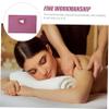 WHAMVOX Massage Bed Face Pad Curved Opening Soft Skin-Friendly Cover for Beauty Salon and Spa Reusable Towel Face Hole for Professional Massage Sessions view 4