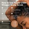 dpHUE Apple Cider Vinegar Scalp Scrub with Pink Himalayan Sea Salt (9 oz) + Apple Cider Vinegar Hair Masque (9 oz) - Helps Soothe Dry Scalps & Activate Healthy Hair Growth view 4