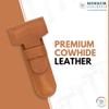 MERKUR Leather Razor Case - Brown Cowhide, Fits All MERKUR Razors Except 24001, Up to 110 mm view 3