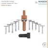 MERKUR Leather Razor Case - Brown Cowhide, Fits All MERKUR Razors Except 24001, Up to 110 mm view 4