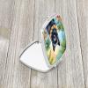 Caroline's Treasures Schipperke Luau Compact Mirror Decorative Travel Makeup Mirror for Women Girls Gifts Pocket Makeup Mirror Folding Handheld view 2