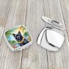 Caroline's Treasures Schipperke Luau Compact Mirror Decorative Travel Makeup Mirror for Women Girls Gifts Pocket Makeup Mirror Folding Handheld view 3