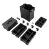 5 Tier Makeup Case w/LED Light, Rolling Lockable Makeup Case, Large Storage Cosmetic Trolley, Hairdressing Trolley Stylist Beauty Luggage Travel Organizer Tool Box for Make Up Artists (5 Tier) view 4