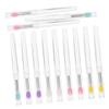 FRCOLOR 12pcs Portable Silicone Lip Brushes Heads for Lipstick Lip Gloss and Makeup Application Multi-purpose Applicator Wands for Everyday Use and Easy Cleaning view 1