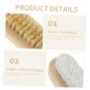 FOMIYES 2pcs Body Scrubber Brush Pumice Stone Foot Scrubbers for Shower Nail Brush Bathing view 3