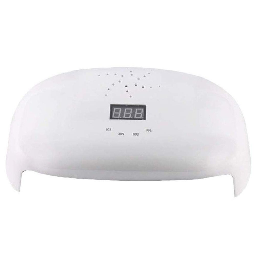 ZMQJEQANBG Nail Phototherapy Machine, Nail Lamp 72W Professional Nail Dryer for All with 4 Timer Sensor LCD Display 56 Beads Gel