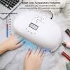 ZMQJEQANBG Nail Phototherapy Machine, Nail Lamp 72W Professional Nail Dryer for All with 4 Timer Sensor LCD Display 56 Beads Gel view 3